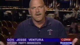 Jesse Ventura Meets Bill Clinton!! rare video