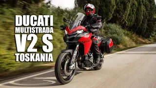 Test PL Ducati Multistrada V2 S na krętych drogach Toskanii (937 cm3 Testastretta 11° 113KM/94 Nm)