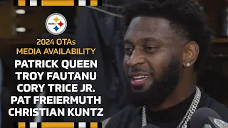 Queen, Fautanu, Trice Jr., Freiermuth, Kuntz Media Availabilities (May 22) | Pittsburgh Steelers