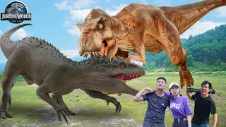 Last Blockbuster T-rex Chase 2023 | T-rex Attack | Jurassic Park Fan-Made Film | Dinosaur | Ms.Sandy