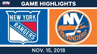 NHL Highlights | Rangers vs. Islanders – Nov. 15, 2018