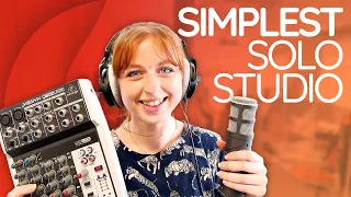 The SIMPLEST SOLO STUDIO set up for Internet Radio