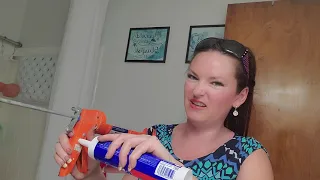 How to use a caulk gun.