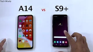 SAMSUNG A14 vs S9+  Speed Test