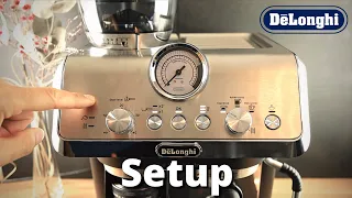 HOW TO Setup the Delonghi Specialista Arte EC9155: Shot Time, Temperature, Preinfusion