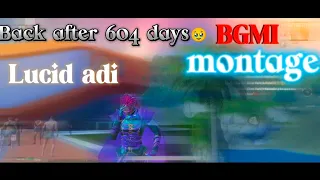 BGMI MONATGE | Lucid adi  |FASTEST SQUAD WIPES GAMEPLAY IN THIS SEASON🔥 pubg mobile bmgi