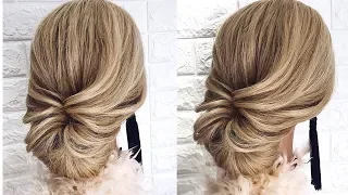 ПУЧОК НА НОВЫЙ ГОД ЗА 3 МИНУТЫ | 3 MINUTE ROMANTIC EASY UPDO