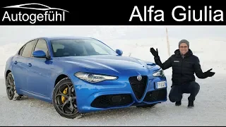 Alfa Giulia Veloce FULL REVIEW 280 hp petrol and new updates - Autogefühl