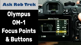 OM System OM-1: Assigning Focus Points to Buttons, Video Picture Modes, & Turning off the Mic ep.415