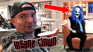 JAMES ELLSWORTH STALKED BY KILLJOY The KLOWN! SKYPE VID w/ SCARY CLOWN IN THE WOODS!