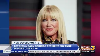Suzanne Somers, actress & Palm Springs resident, dies of breast cancer at 76