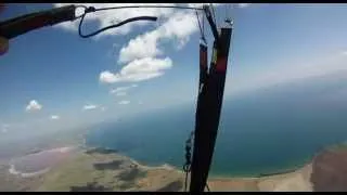 Сross-country flight in Crimea. Тобечикский лиман - Кыз Аульский маяк