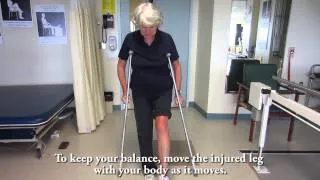 How to use Crutches -- Non-weightbearing