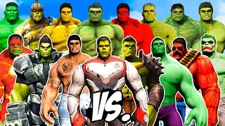 ALL HULKS SUIT IN THE GRAND THEFT AUTO  -  WHO DOES HAVE MOST GREAT SHOUT??