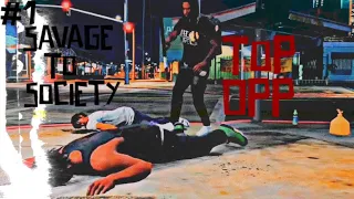 GTA 5 SAVAGE TO SOCIETY #1 TOP OPP (GTA 5 Street Life Mods) Ft. @twinno2992 & @ODLProductions_