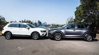 2019 Mazda CX-5 vs 2019 Volkswagen Tiguan - Best Compact SUVs?