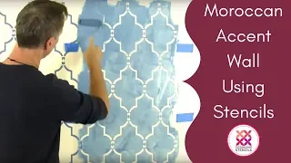 How To Get a Moroccan Style using a Marrakech Wall Stencil