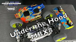 Under the Hood of Adam Drake's MBX8 Worlds Edition.