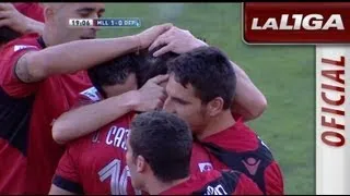 Gol de Casadesús (1-0) en el RCD Mallorca - Deportivo de la Coruña - HD