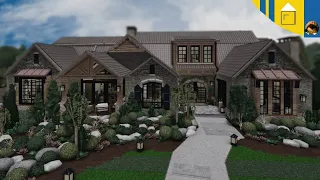 Bloxburg speedbuild: Mountain Suburban Home | Part one | Dream Home Series