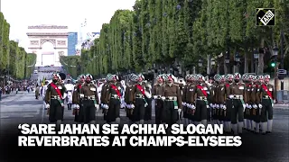 ‘Sare Jahan Se Achha’ Indian Contingent drills for Bastille Day underway at Champs-Elysees in Paris