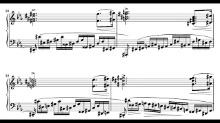 Étude Op. 10, No. 12 in C minor, Revolutionary Étude (F. Chopin) Score Animation