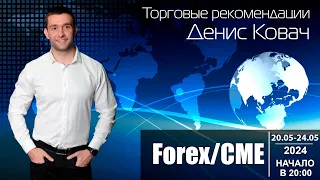 Торговые рекомендации FOREX | CME от Ковача Дениса 20.05 - 24.05.2024