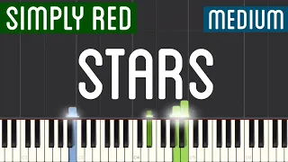 Simply Red - Stars Piano Tutorial | Medium