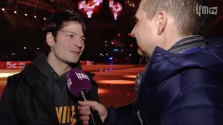 Art on Ice 2019 LFM-TV Segment with James Blunt, Stephane Lambiel, Elena Radionova, etc. 02/14/2019