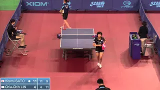 2014 Korea Open WS SATO Hitomi JPN vs LIN Chia Chih TPE