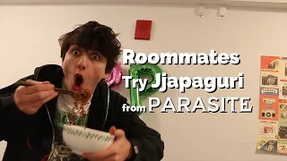 I Cooked Jjapaguri (Ram-don) from Parasite for my Roommates