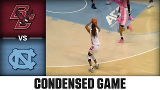 Boston College vs. North Carolina Condensed Game | 2022-23 ACC Women’s Basketball