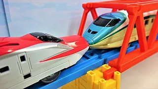 Thomas the Tank Engine Plarail ☆ Japan's Shinkansen and mountain & station course