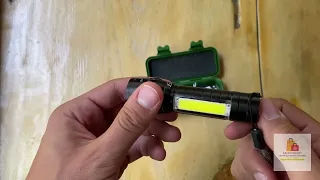 Портативный светодиодный фонарик с зарядкой от USB