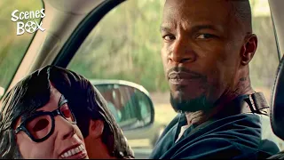 Baby Driver: Not Groovy At All (Jamie Foxx MOVIE SCENE) | Scenes Box