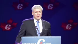 Stephen Harper's final speech