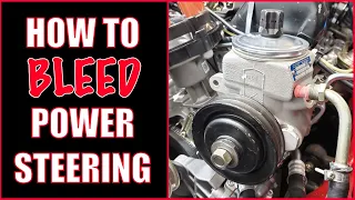 560SL - Bleeding Power Steering Pump & Gearbox