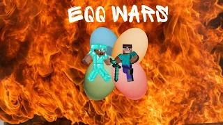 Играю в Egg Wars.На карте Драконы.