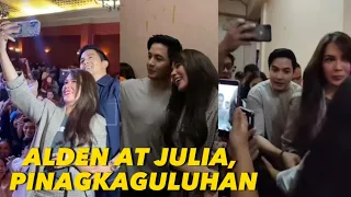 ALDEN RICHARDS AT JULIA MONTES PINAGKAGULUHAN SA LYCEUM! SUPER ALALAY TALAGA SI ALDEN! PANUORIN