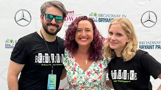 Alex Brightman & Elizabeth Teeter chat Beetlejuice at Broadway in Bryant Park & “Say My Name”