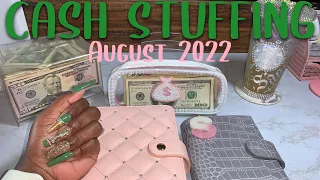 August 2022 Cash Stuffing Envelopes + Sinking Funds | I Got A PO Box ☺️