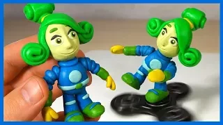 Лепим Фиксика Верту из пластилина. Спиннер. Verta in plasticine. Stop Motion.