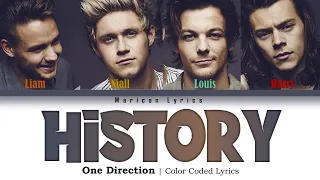 One Direction - History (Color Coded Lyrics)