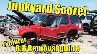 Junkyard Explorer 8.8 Diff Removal - 3.73 Limited Slip Score!!