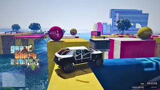 Impossible Parkour Race Noobs Cannot Win This Race Before Half Hour In GTA Online