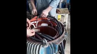##everything about the winding of the electric motor_Full rewinding 200kw 1000rpm ELIN_part 4
