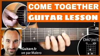 Come Together Guitar Lesson - part 1 of 3