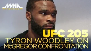 UFC 205: Tyron Woodley Details Confrontation with Conor McGregor at Weigh-Ins