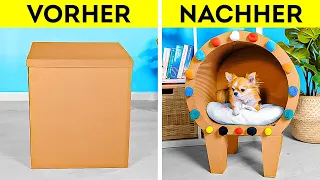 Tolle DIY-Bastelarbeiten aus Karton, die Sie zu Hause machen können