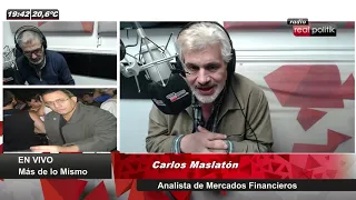 Maslatón: "Estamos registrando los peores síntomas de aquellas dos grandes crisis del 89 y del 2001"